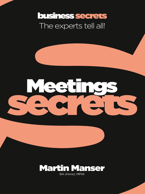 Title details for Meetings by Martin Manser - Available